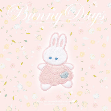 Red & Pink Bunny Embroidered Patches - Multiple Designs Available - CheerCove