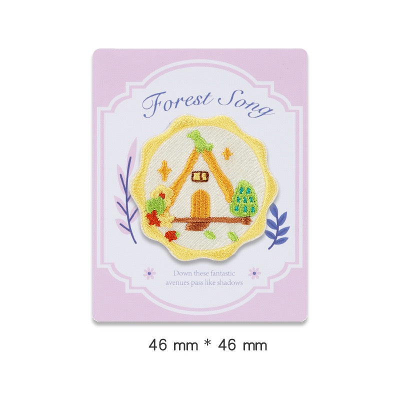 Forest Song Embroidered Patches - Multiple Designs Available - CheerCove
