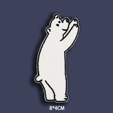 Chic Polar Bear Patches (Stick-On)