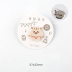 Embroidered Pins of Hamster