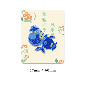 Chinese Cultural Embroidered Patches - Multiple Designs Available - CheerCove