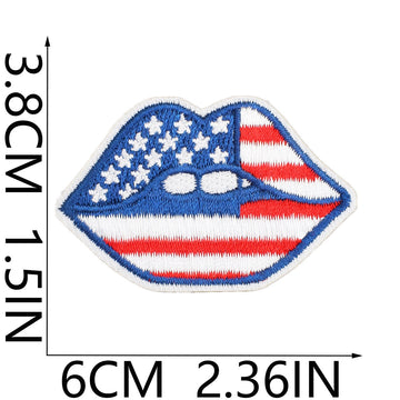 American Memorial Day ① Patches (Iron-On) - CheerCove