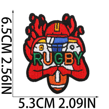 Game Day Football ② Patches (Iron-On) - CheerCove