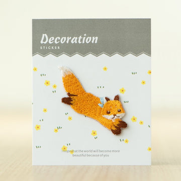 Cute Fox Embroidered Patches - Multiple Designs Available - CheerCove