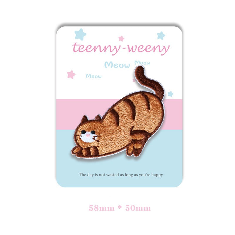 Dopamine Kitty Embroidered Patches - Multiple Designs Available - CheerCove