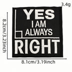 Dark & Gothic Phrases ② Patches (Iron-On)