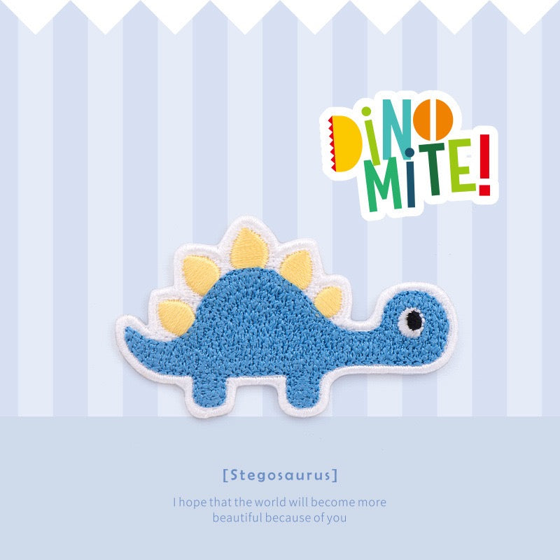 Dino Adventure Embroidered Patches - Multiple Designs Available - CheerCove