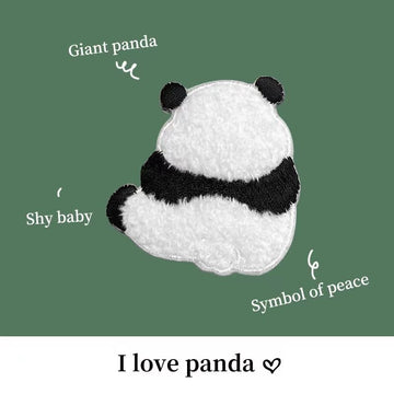 Plush Panda Embroidered Patches - Multiple Designs Available - CheerCove