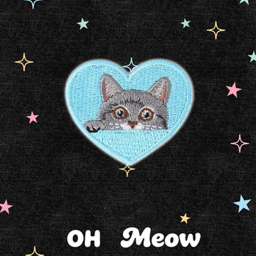 Cat in the Mirror Patches (Stick-On) - CheerCove