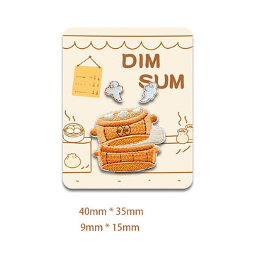 DIM SUM Embroidered Patches - Multiple Designs Available - CheerCove