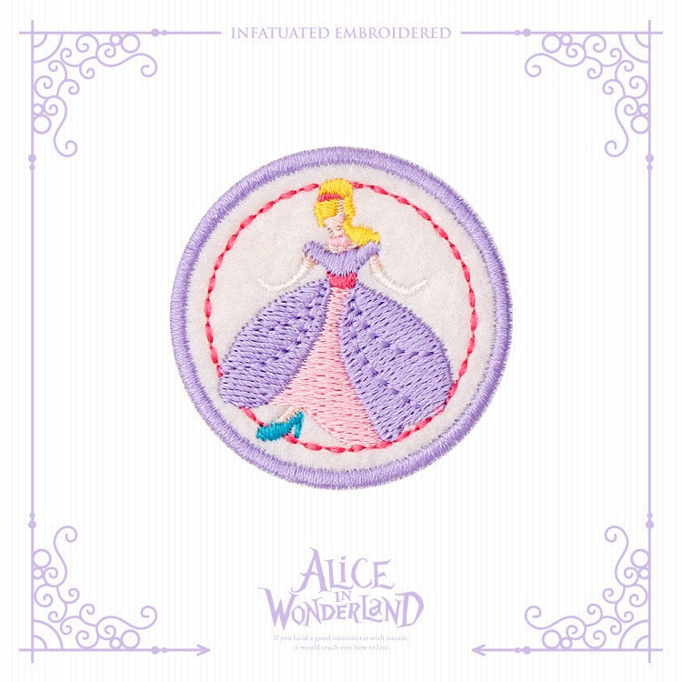 Alice in Wonderland Embroidered Patches - Multiple Designs Available - CheerCove