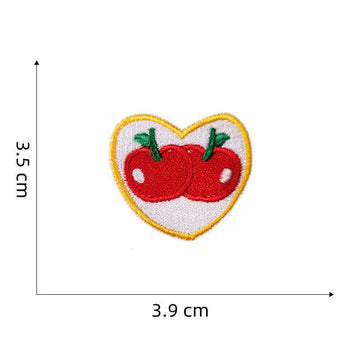 Assorted Heart Embroidered Patches - Multiple Designs Available - CheerCove
