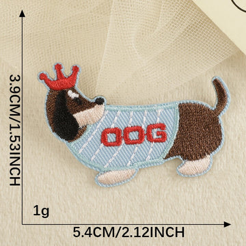 Cute Dog Patch Embroidered Patches - Multiple Designs Available - CheerCove