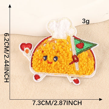 Fast Foodie Embroidered Patches ② - Multiple Designs Available - CheerCove