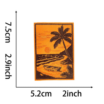 Sunset Beach Patches (Iron-On) - CheerCove