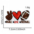 Football ② Patches (Iron-On)