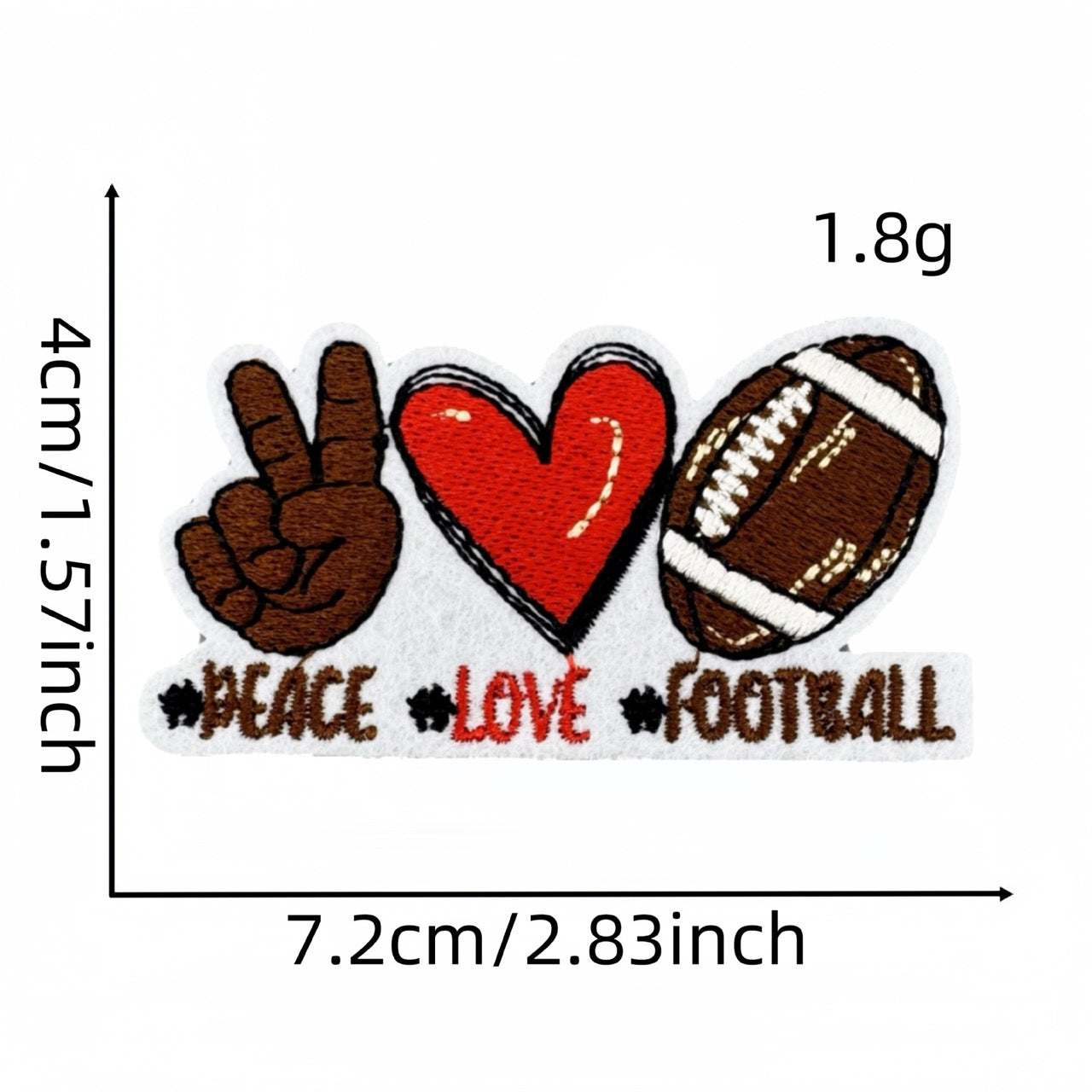 Football ② Patches (Iron-On)