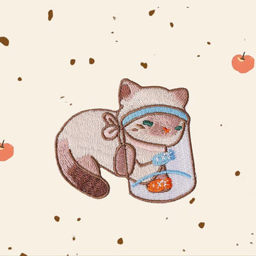Animals with Glass Jars  Patches(Stick-On)