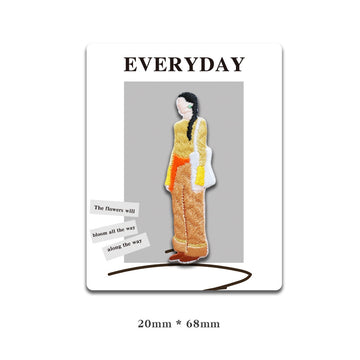 Urban Chic Girl Embroidered Patches - Multiple Designs Available - CheerCove