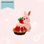 Animals with Desserts Patches(Stick-On)