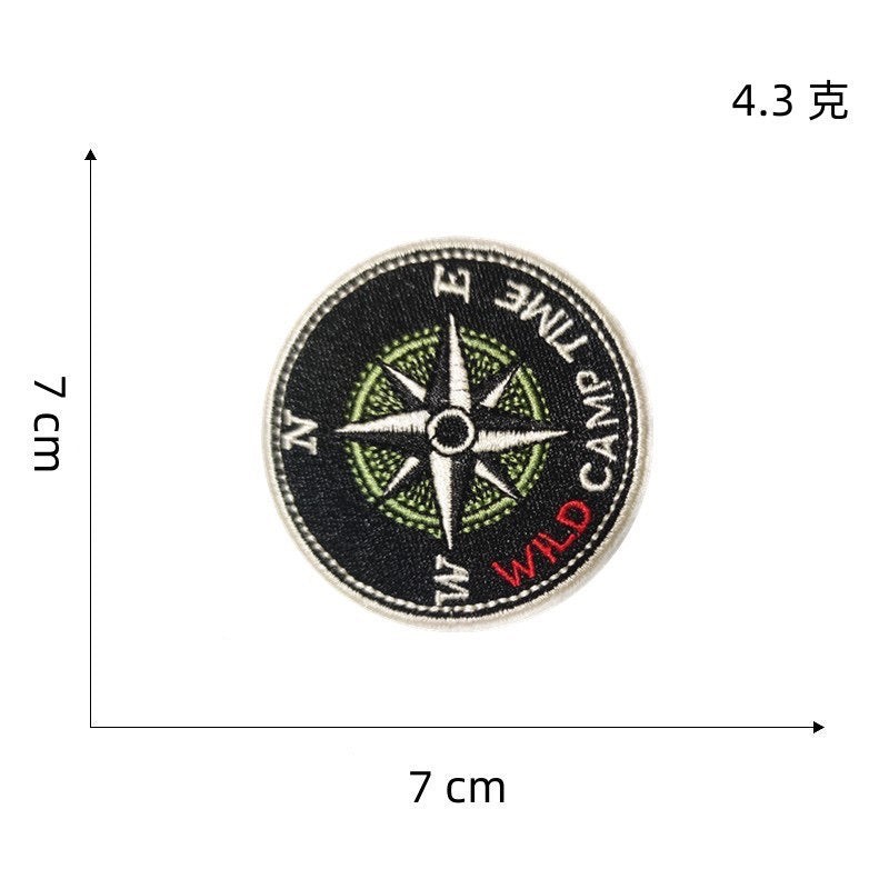 Outdoor Enthusiast Patches (Iron-On)