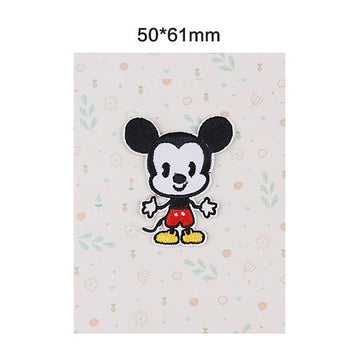 Classic Cartoon Mouse Patches (Iron-On)