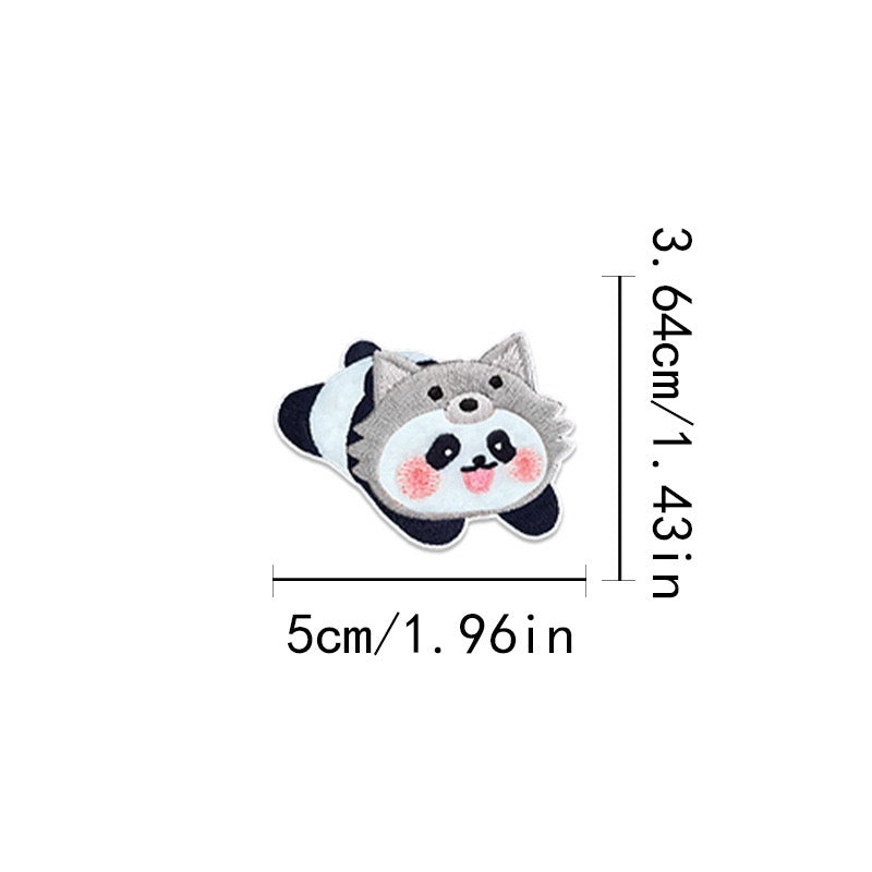 Panda in Hat Embroidered Patches - Multiple Designs Available - CheerCove