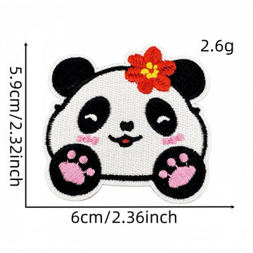 Panda ② Patches (Iron-On)