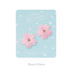 Blush & White Cherry Blossom Patches (Iron-On)