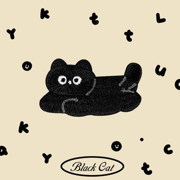 Black Cat ② Patches(Stick-On)