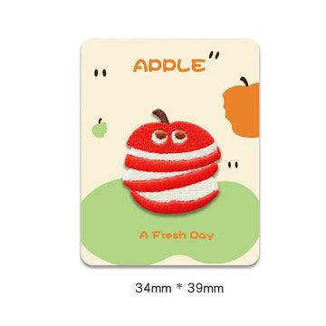 Apple Embroidered Patches - Multiple Designs Available - CheerCove