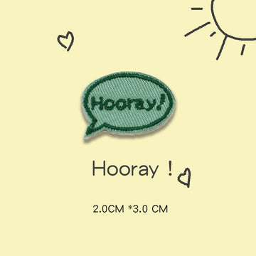 Exclamation Embroidered Patches - Multiple Designs Available - CheerCove