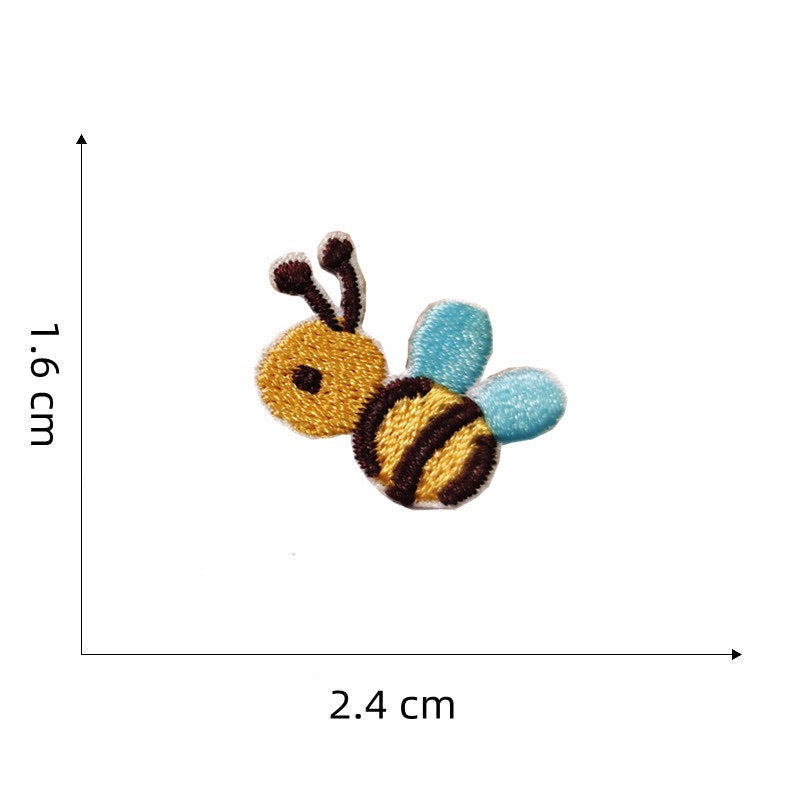 Dove and Bee Embroidered Patches - Multiple Designs Available - CheerCove