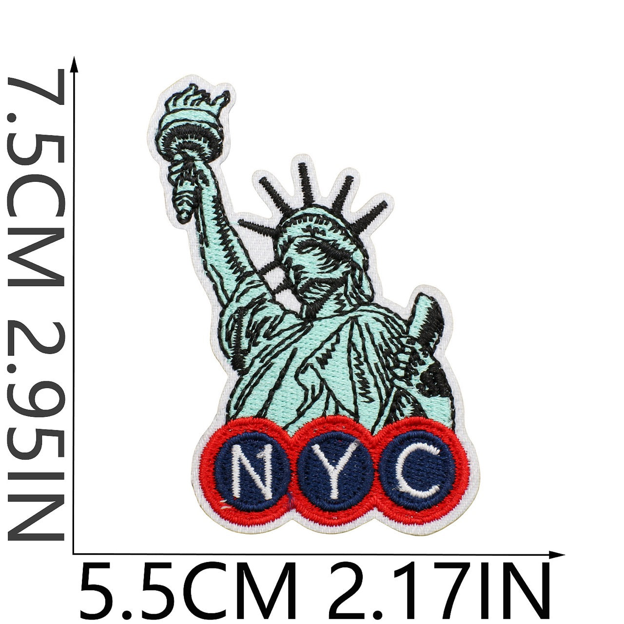 Statue of Liberty Patches (Iron-On)