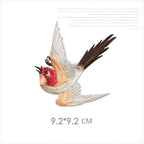Auspicious Eastern Bird Patches(Stick-On)