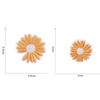 Multicolor Daisy Embroidered Patches - Multiple Designs Available - CheerCove