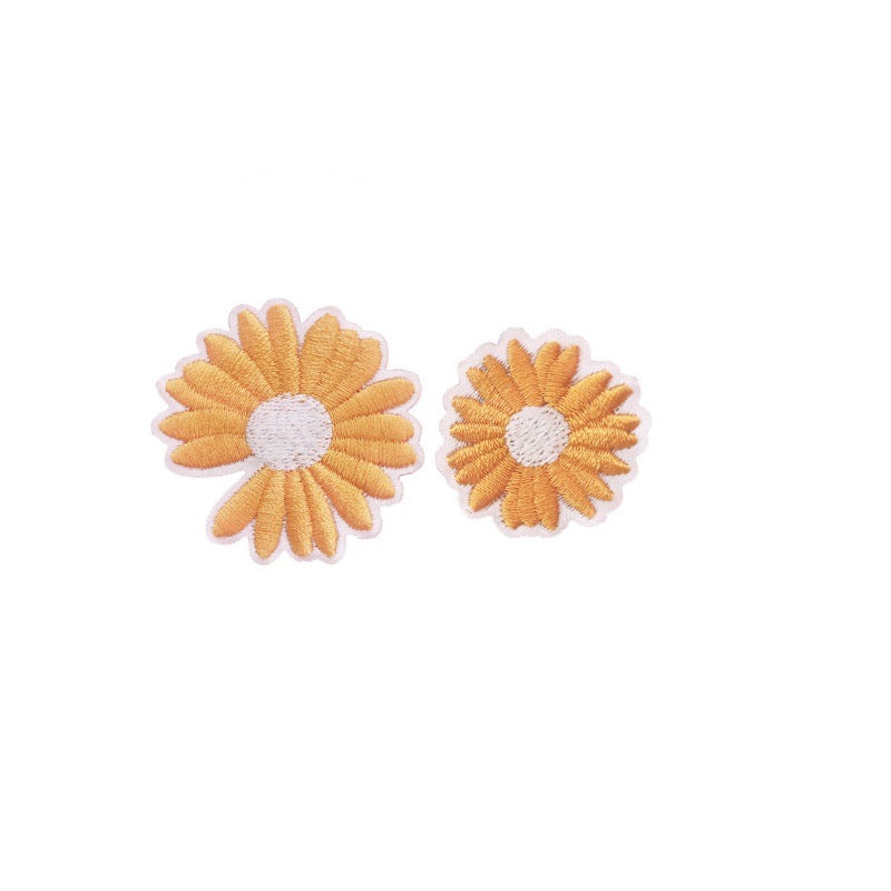 Multicolor Daisy Embroidered Patches - Multiple Designs Available - CheerCove