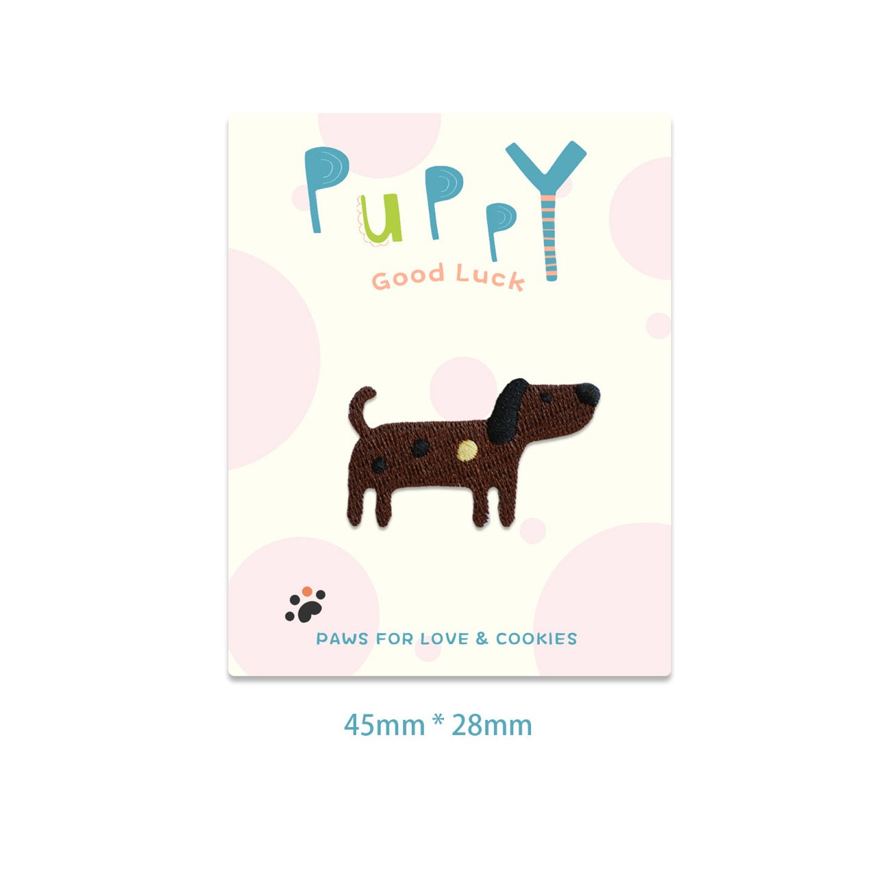 Spotted Puppy Embroidered Patches - Multiple Designs Available - CheerCove