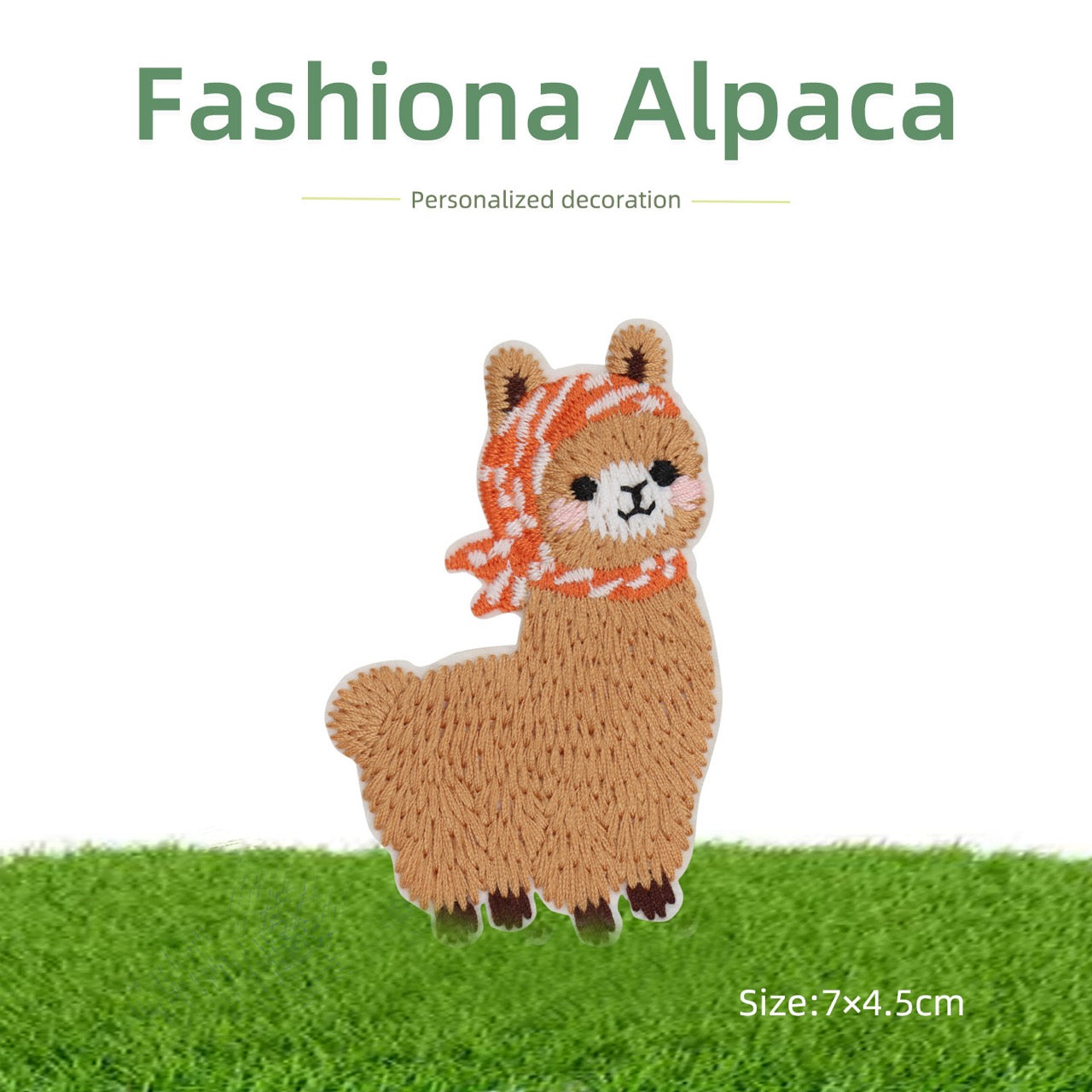 Fluffy Alpaca Patches (Stick-On)