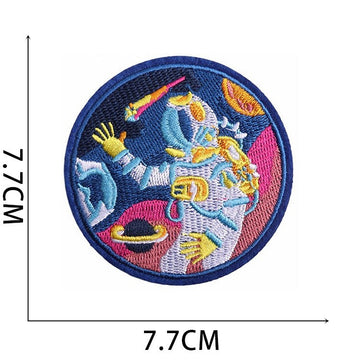Space Exploration ① Patches (Iron-On)