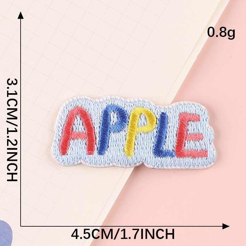 Minimalist Word Embroidered Patches ① - Multiple Designs Available - CheerCove