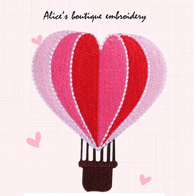 Love Hot Air Balloon Patches (Stick-On)