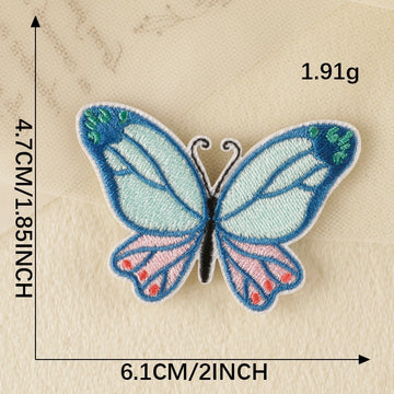 Butterfly Embroidered Patches ③ - Multiple Designs Available - CheerCove