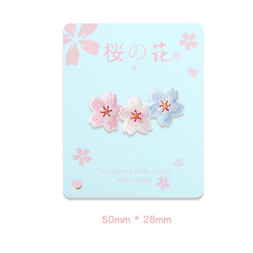 Cherry Blossom Rabbit Embroidered Patches - Multiple Designs Available - CheerCove
