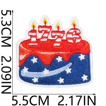 American Memorial Day ② Patches (Iron-On) - CheerCove