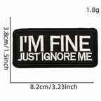 Dark & Gothic Phrases ② Patches (Iron-On)