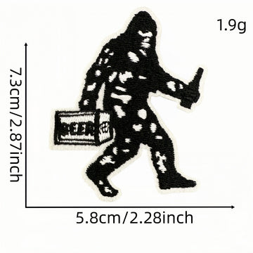 Gorilla ① Patches (Iron-On)