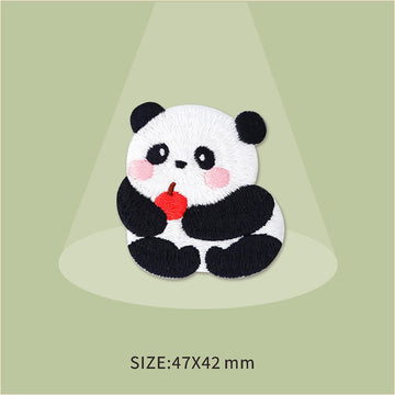 Adorable Panda Embroidered Patches - Multiple Designs Available - CheerCove