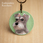 Cute Dog Double-Sided Embroidered Keychains ② - CheerCove
