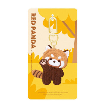 Embroidered Cute Red Panda Charm - Multiple Designs Available - CheerCove